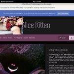 Alice Kitten Tv