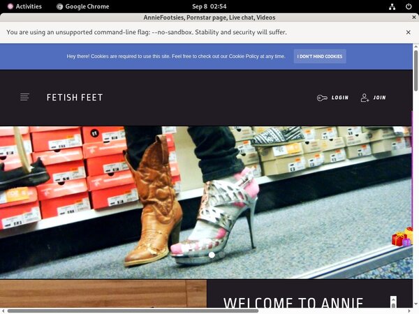Anniefooties.modelcentro.com Trial Free