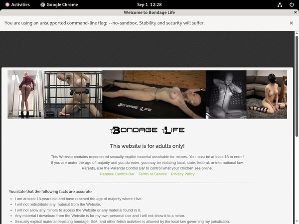 Bondagelife.com Lifetime Membership