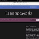 Callmecupcakeyan.modelcentro.com Vendo Page