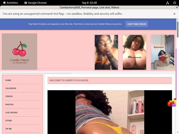 CamilacherryXXX Official Site