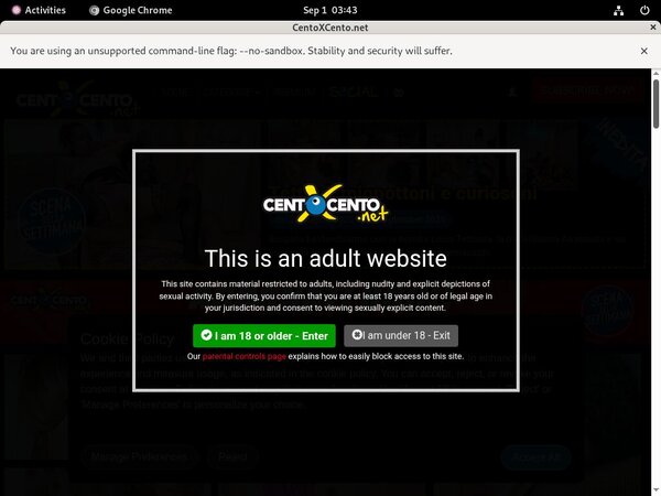 Cento X Cento Member Trial