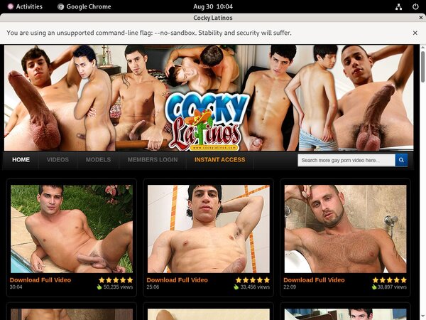 Cockylatinos.com Renew Password