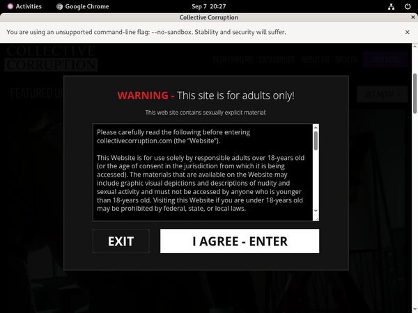 Collective Corruption Site Passwords