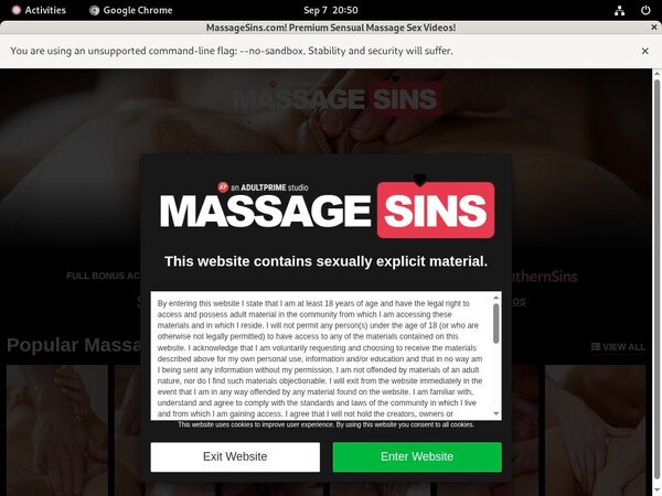 Coupons Massage Sins