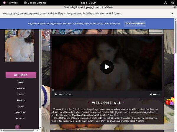 Courtnie.modelcentro.com Get Membership