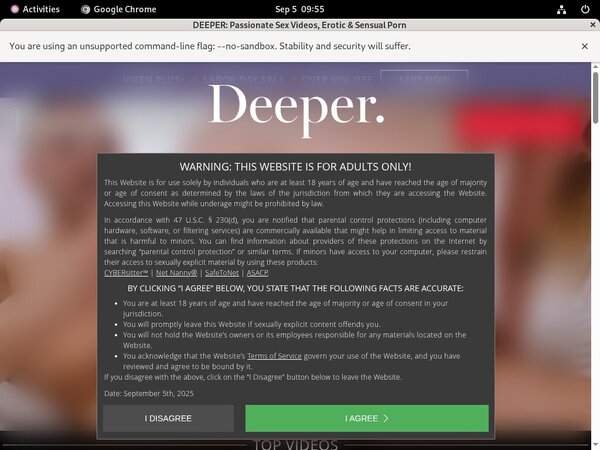 Deeper.com Hack Account