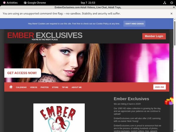 Emberexclusives.modelcentro.com Trial Membership Free