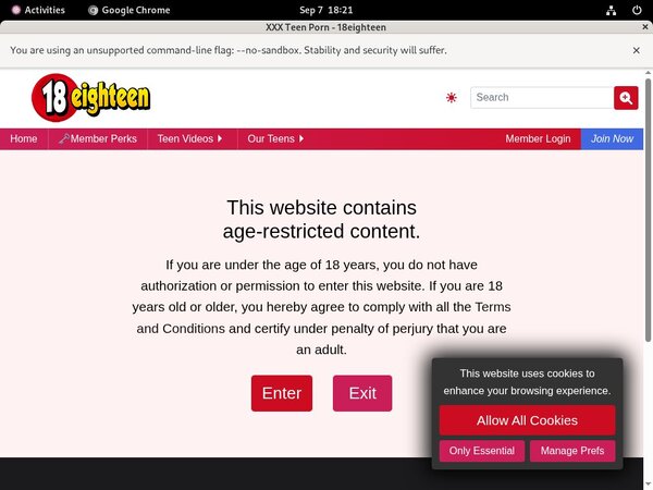 Free Access To 18eighteen.com