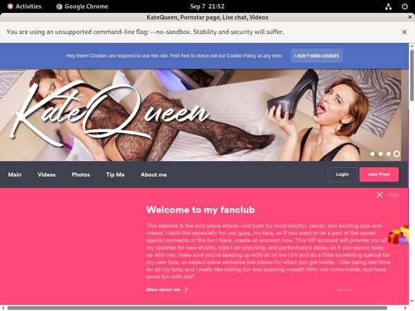 Free Account To Katequeen
