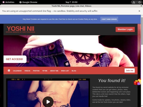 Free Account To YoshiNii