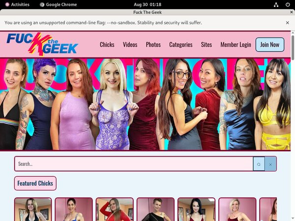 Free Fuckthegeek.com Password Account