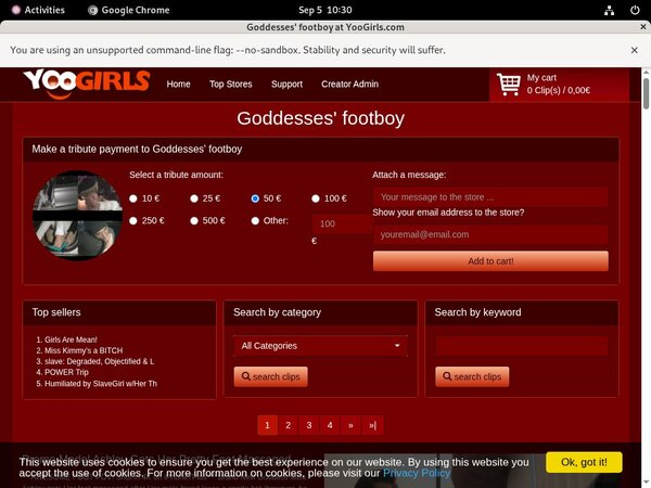 Free Goddessesfootboy