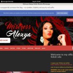 Free MistressAlexya Membership Discount