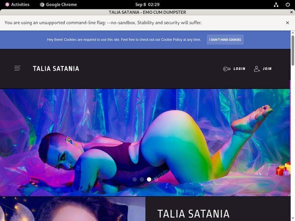 Free Talia Satania Trial Membership
