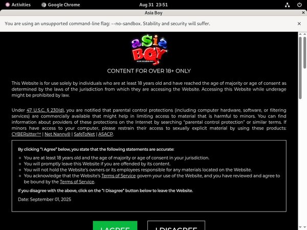 Free Trial For Asia Boy