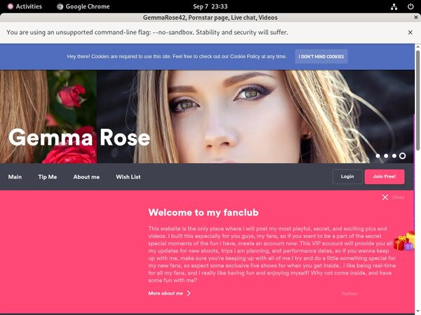 Gemmarose42.modelcentro.com Join With ClickandBuy