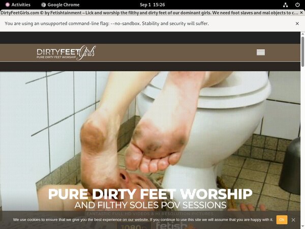 Girls Feet Dirty Discount Offer