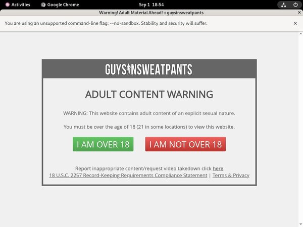 Guysinsweatpants.com Full Com