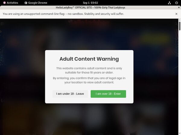 Helloladyboy.com Account Passwords