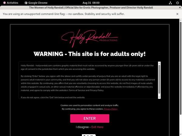 Holly Randall Registration Form