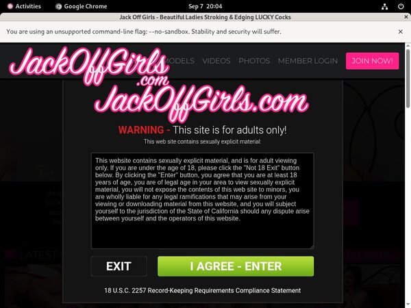Jack Off Girls Trial Promo