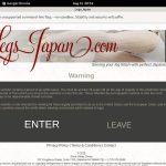 Legs Japan Member Sign Up