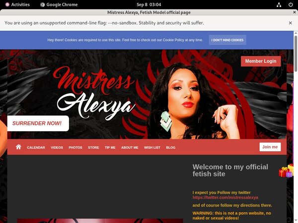 Mistress Alexya Telephone Billing