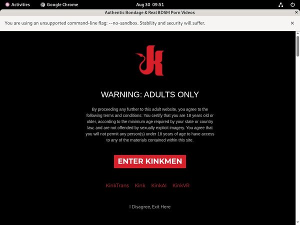 New Kinkmen Passwords