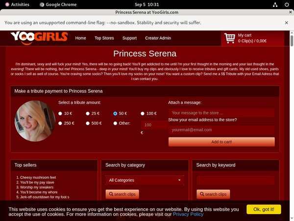 Pornhub Princess Serena
