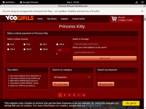 PrincessKitty Free Trial Tour