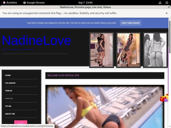 Promo Nadinelove.modelcentro.com Free Trial