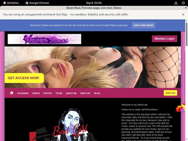 RavenRoxx Discount Membership