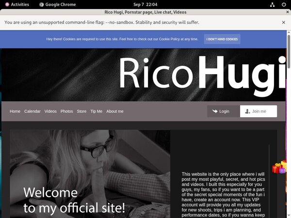 RicoHugi Discount Join Page