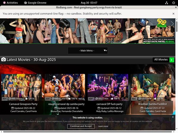 Rio Bang Member Account
