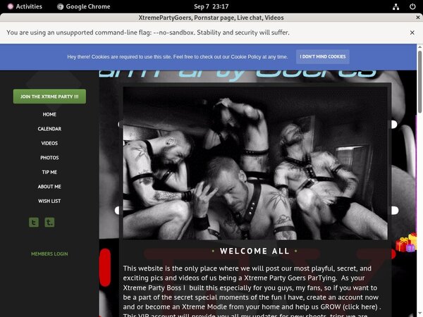 Site Rip XtremePartyGoers