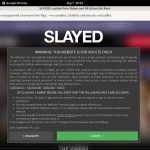 Slayed Accounts Password