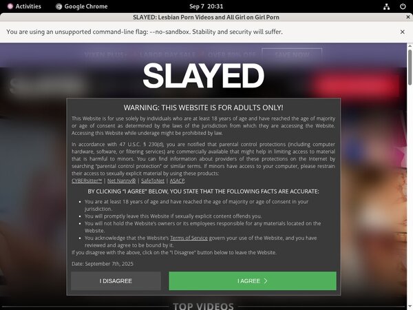Slayed Signup