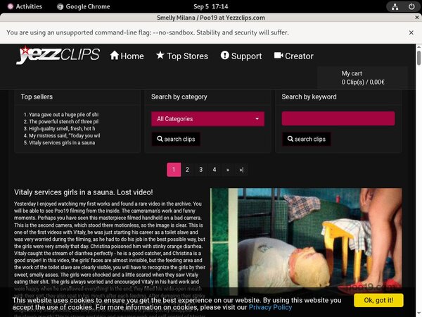 Smelly Milana Free Trial Member