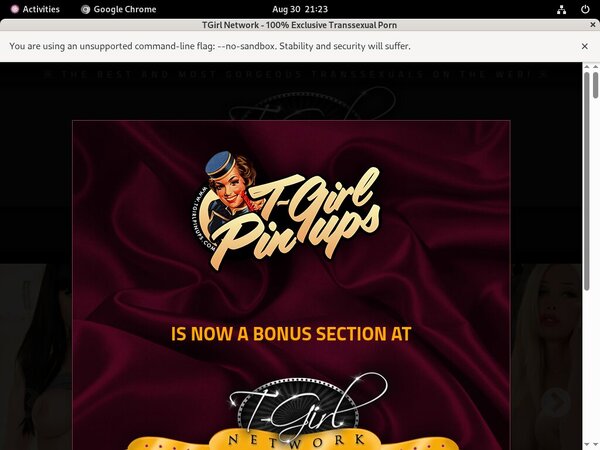 TGirl Pinups Reduced Price