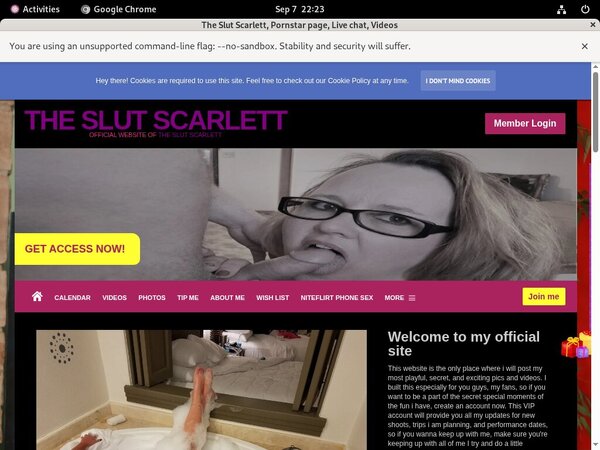 The Slut Scarlett Password And Login
