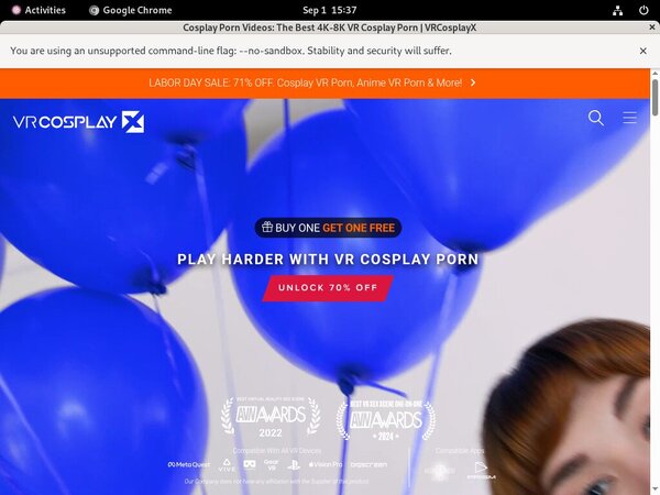 VR Cosplay X Discount Url