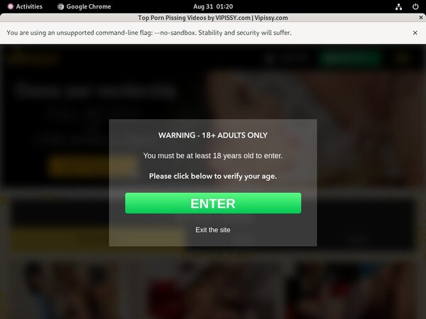Vipissy Login Passwords