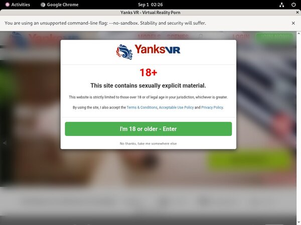 Yanks VR With European Credit Card