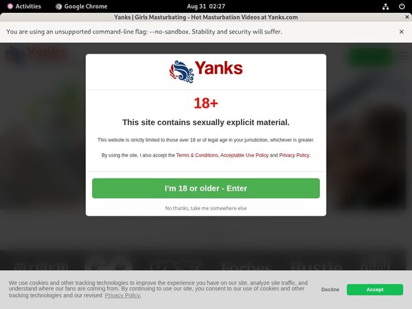 Yanks.com Accounts
