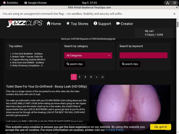 Yezzclips.com Login