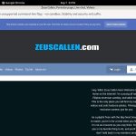 Zeus Callen Members Area