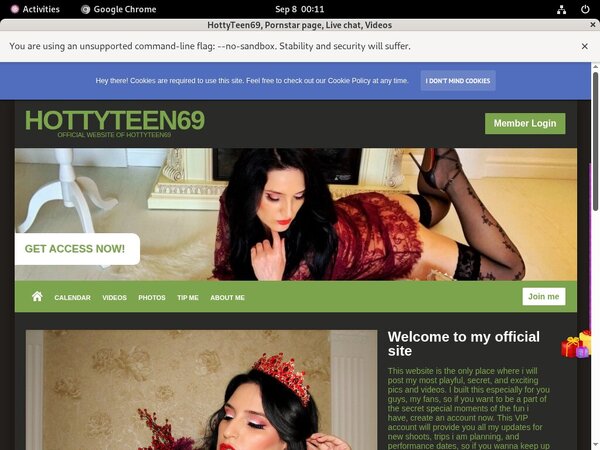 Free Hottyteen69x.com Membership Account