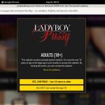 Login To Ladyboypussy Free