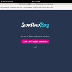 Swallow Bay With Canadian Dollars